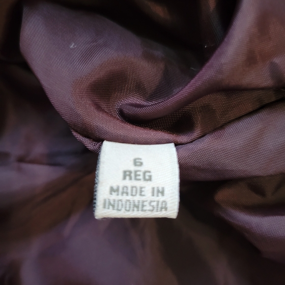 Vintage London Fog Women's Maroon Trench Coat‎ - Size 6 - Picture 13 of 14